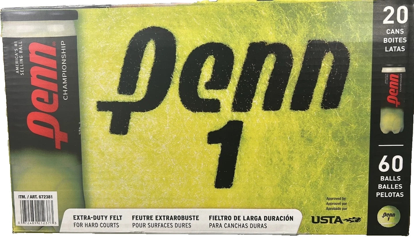 Penn Championship Tennis Balls Extra Duty Felt Bulk 1x 2x 3x 4x 5x 10x 20x Can