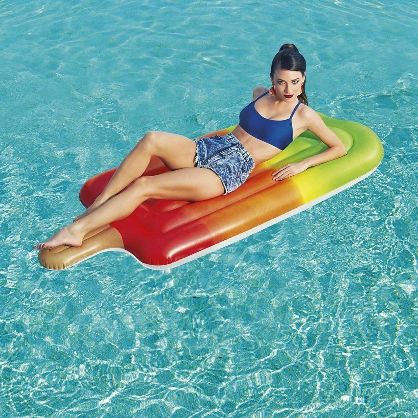 Bestway Inflatable Pool Floats Swim Rafts Toy Kids Water Ride-On Lounge Outdoor