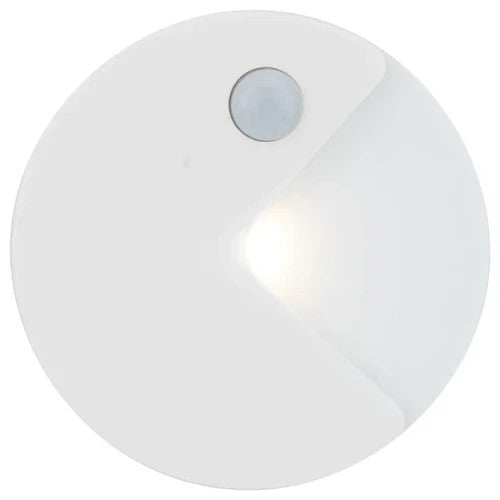 Arlec Round Nightlight LED Movement Activated Sensor Battery Hallway Stair Light