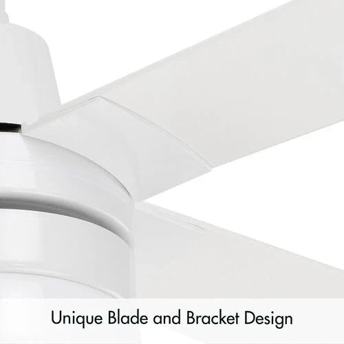 Arlec Ceiling Fan Clipper LED Light 4 Blade 120cm White 240V