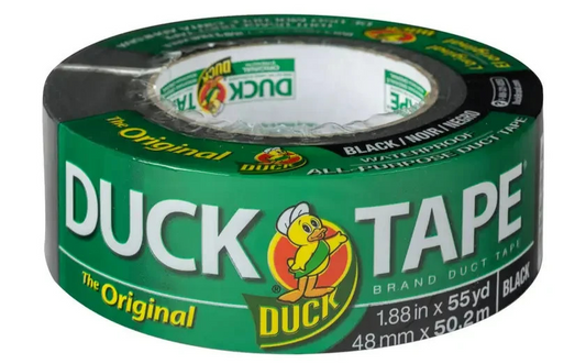 The Original Duck Duct Tape Single Roll Adhesive Sealing Silver 48 mm x 50 m