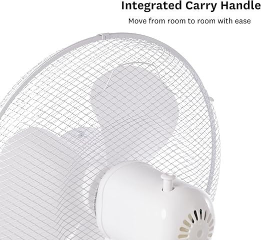 Goldair 40cm Pedestal Fan Oscillating Portable Adjustable Tilt Head 3 Speed