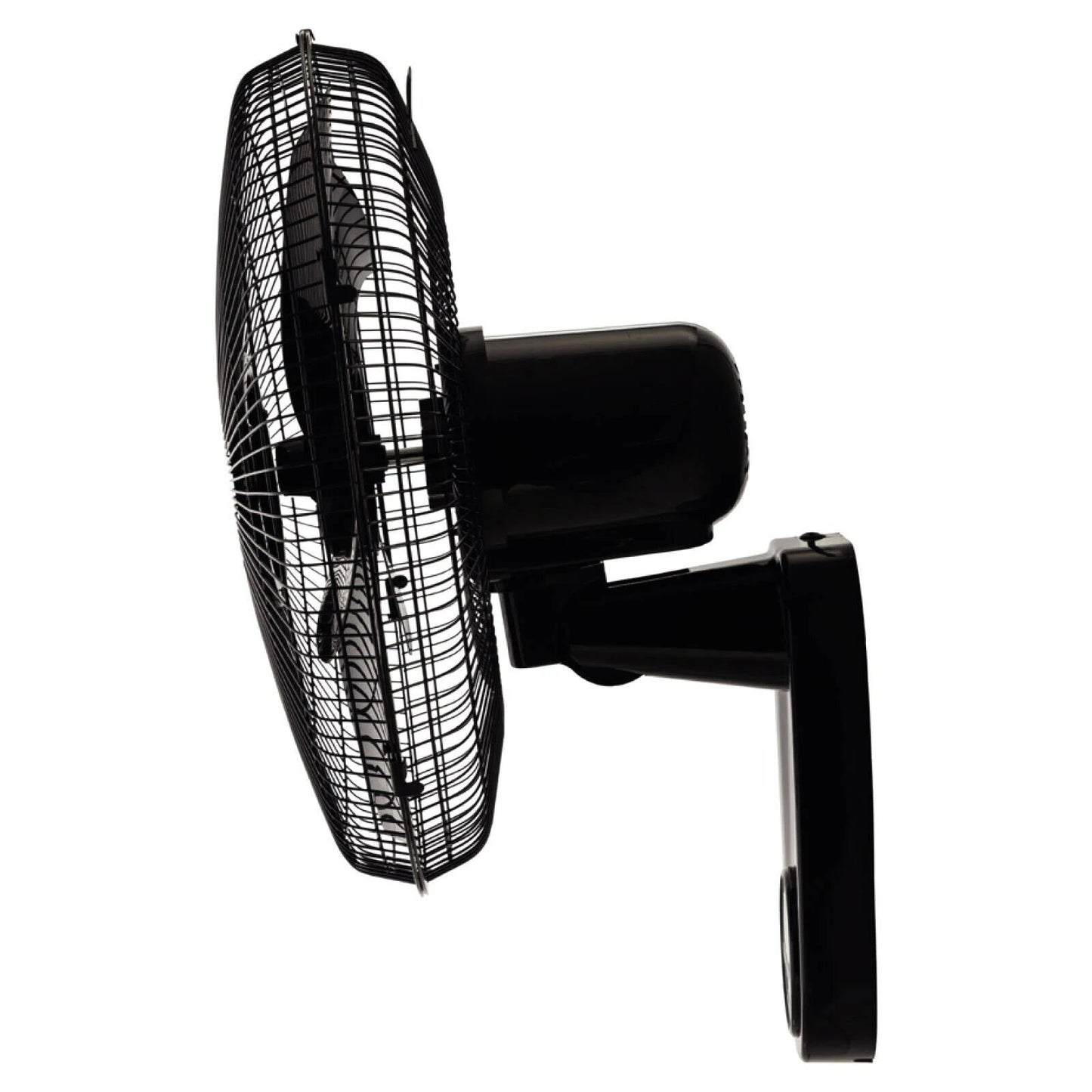 Arlec 40cm Wall Fan With Remote Control Oscillating Wall Mount Fan 3 Modes Black
