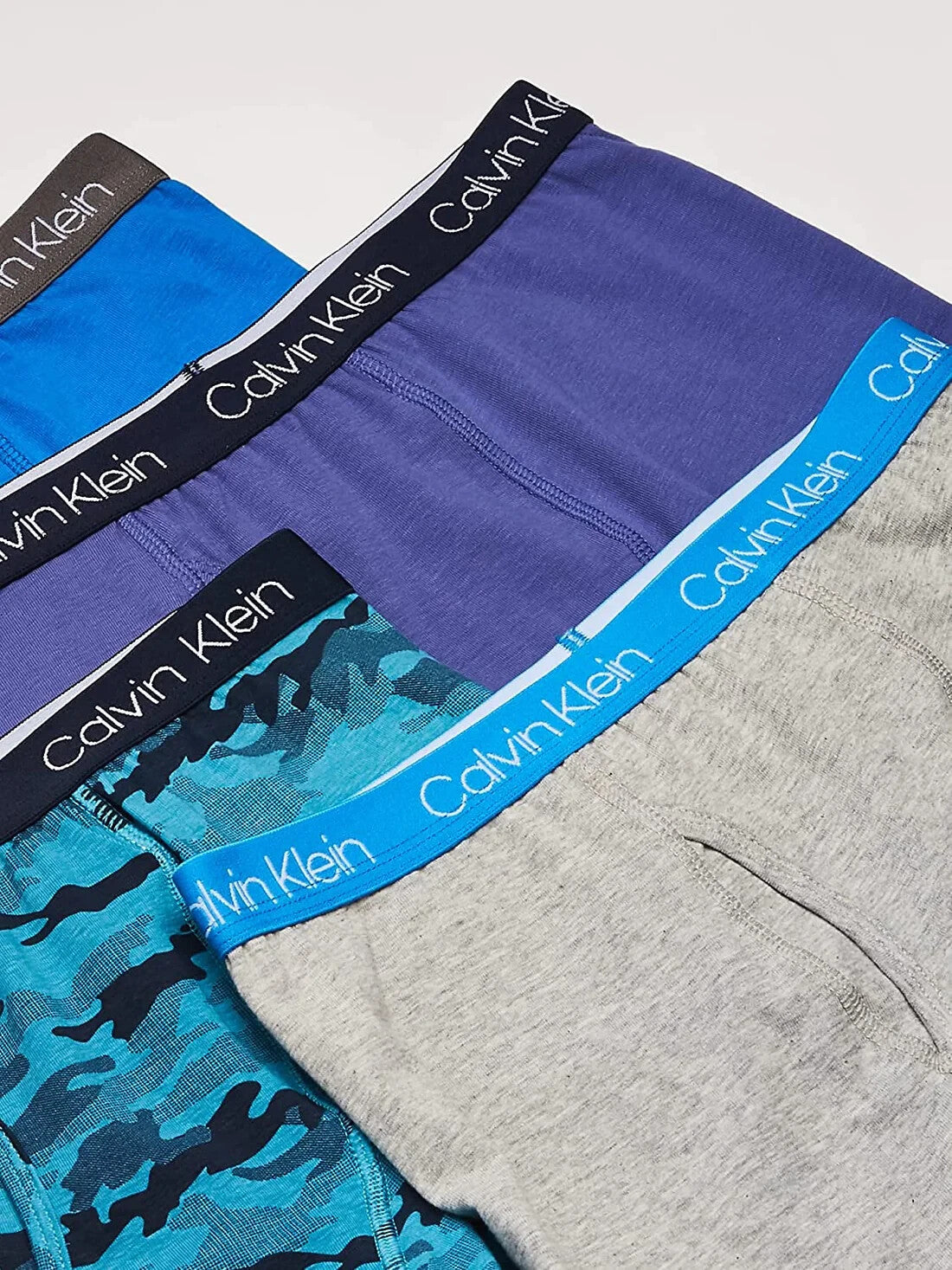4x Calvin Klein Underwear Boys Boxer Brief Comfort Soft Cotton Stretch 6/7 Small