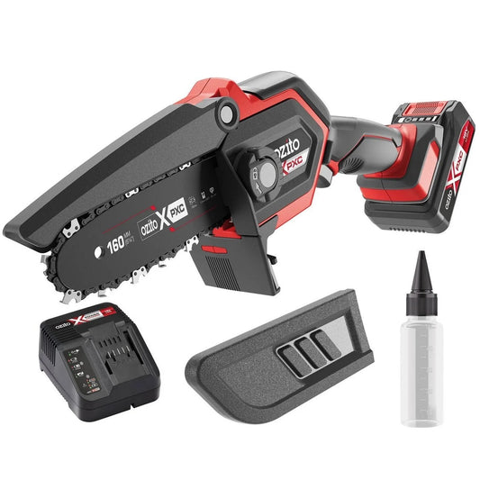 Ozito 18V Pruning Chainsaw Cordless 2.5Ah Battery Brushless 160mm PXBPCK-1825