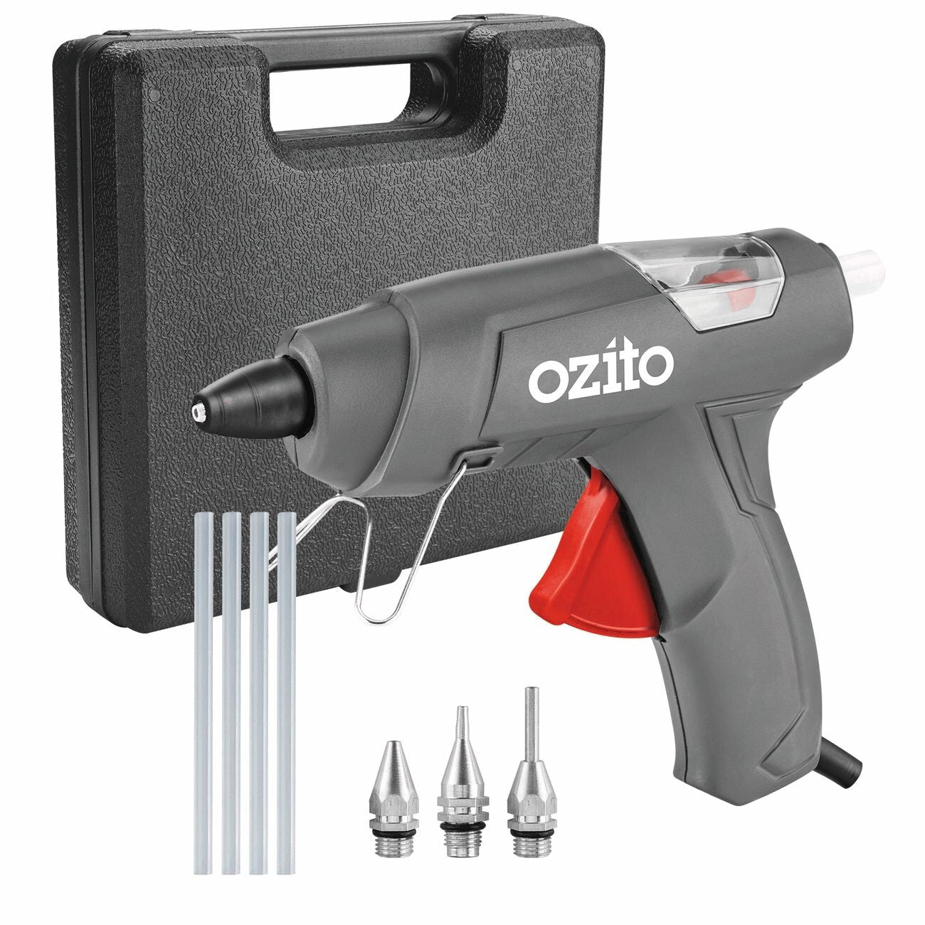 Ozito Glue Gun Hot Trigger Flow Melt Kit DIY Repair Crafts Projects Woodworking