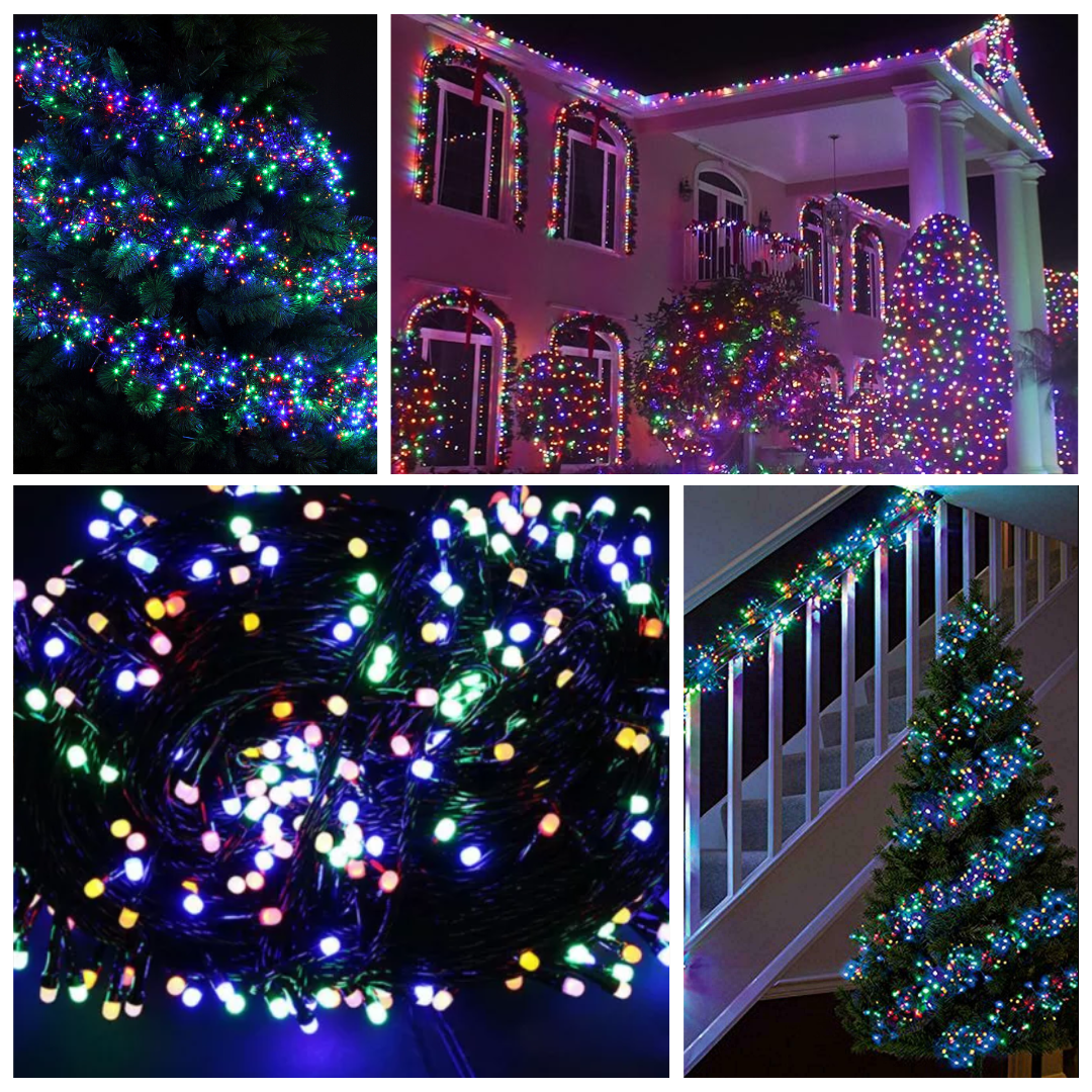 2X Lytworx Christmas Lights 250 Buds Multicolour LED Fairy String Decoration