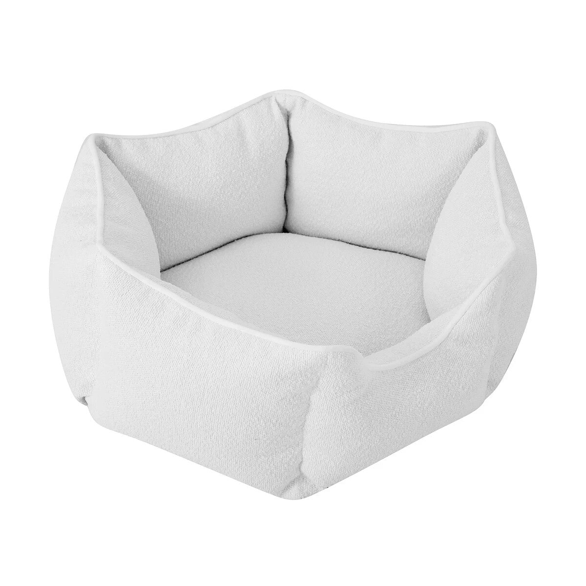 Dog Bed Pet Hexagon Lounge Soft Sofa Calming Puppy Cat Sleeping Cushion