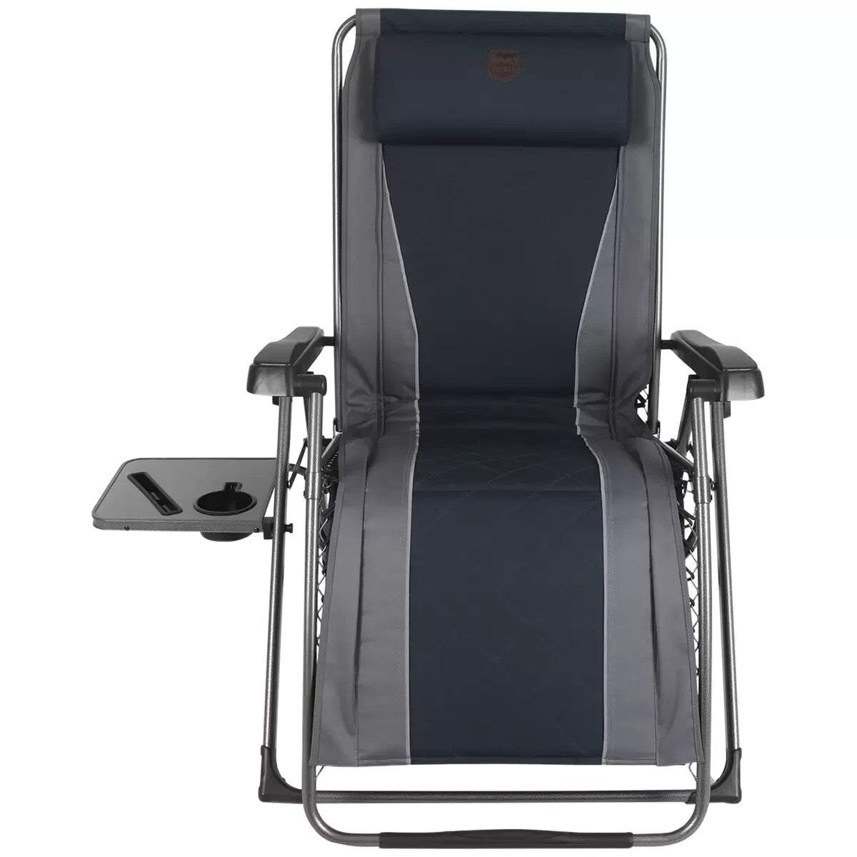 Timber Ridge Reclining Chair Directors Camping Outdoor Cup Holder Lounger Seat
