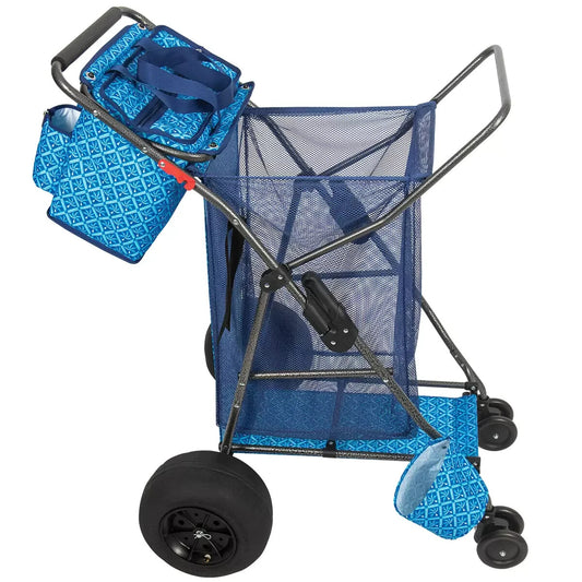 Tommy Bahama Beach Cart Trolley Wonder Wheeler Portable Picnic Camping Wagon