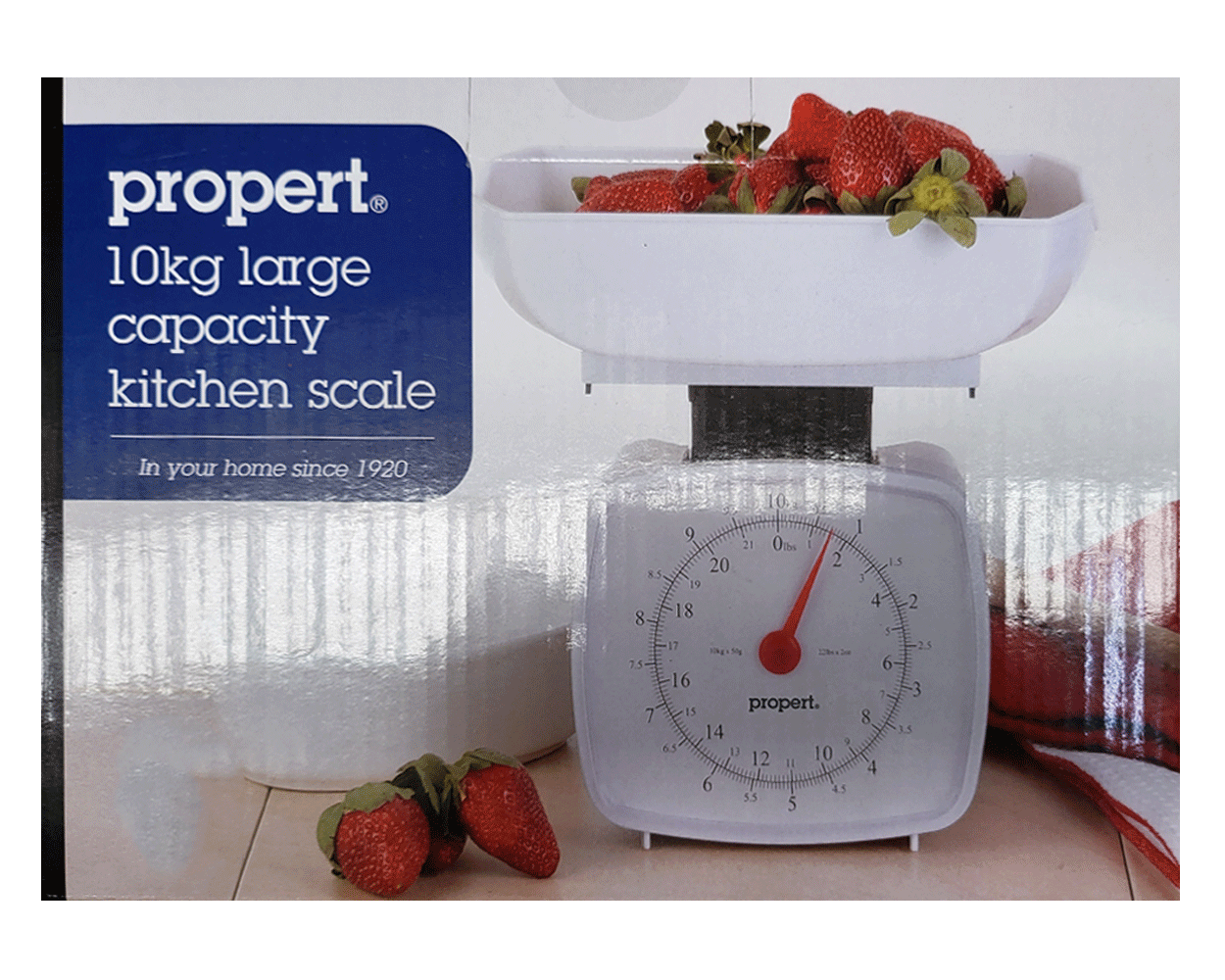 Propert Mechanical Kitchen Scale Food Fruit Meat Weight Large Capacity 10kg