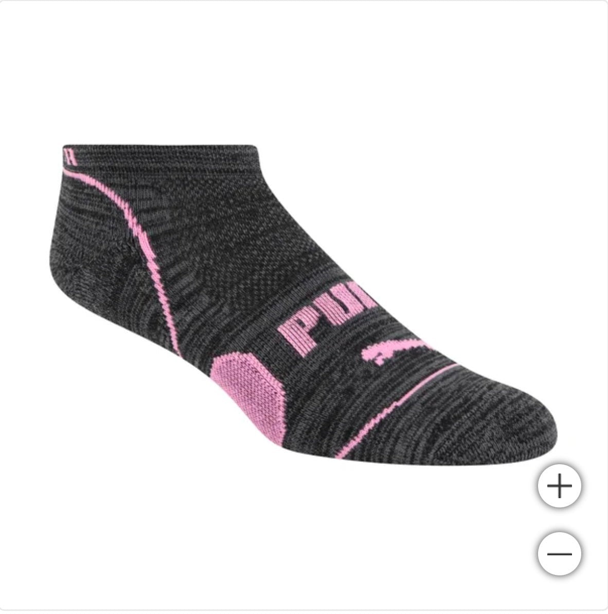Puma Women's Repreve Athletic Sock Low Cut Sport Socks Size 9-11 BLack 12 Pairs