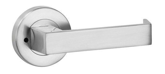 Lemaar Door Lock Handle Latch Gala Privacy Set Satin Chrome Entance Passage