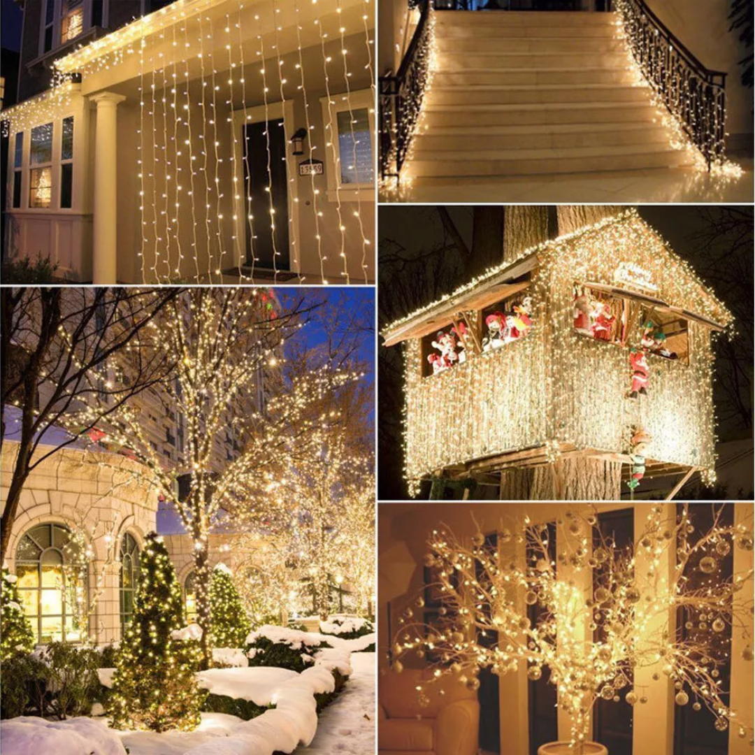 2x Lytworx Christmas Lights 250 Buds Warm White LED Fairy String Decoration
