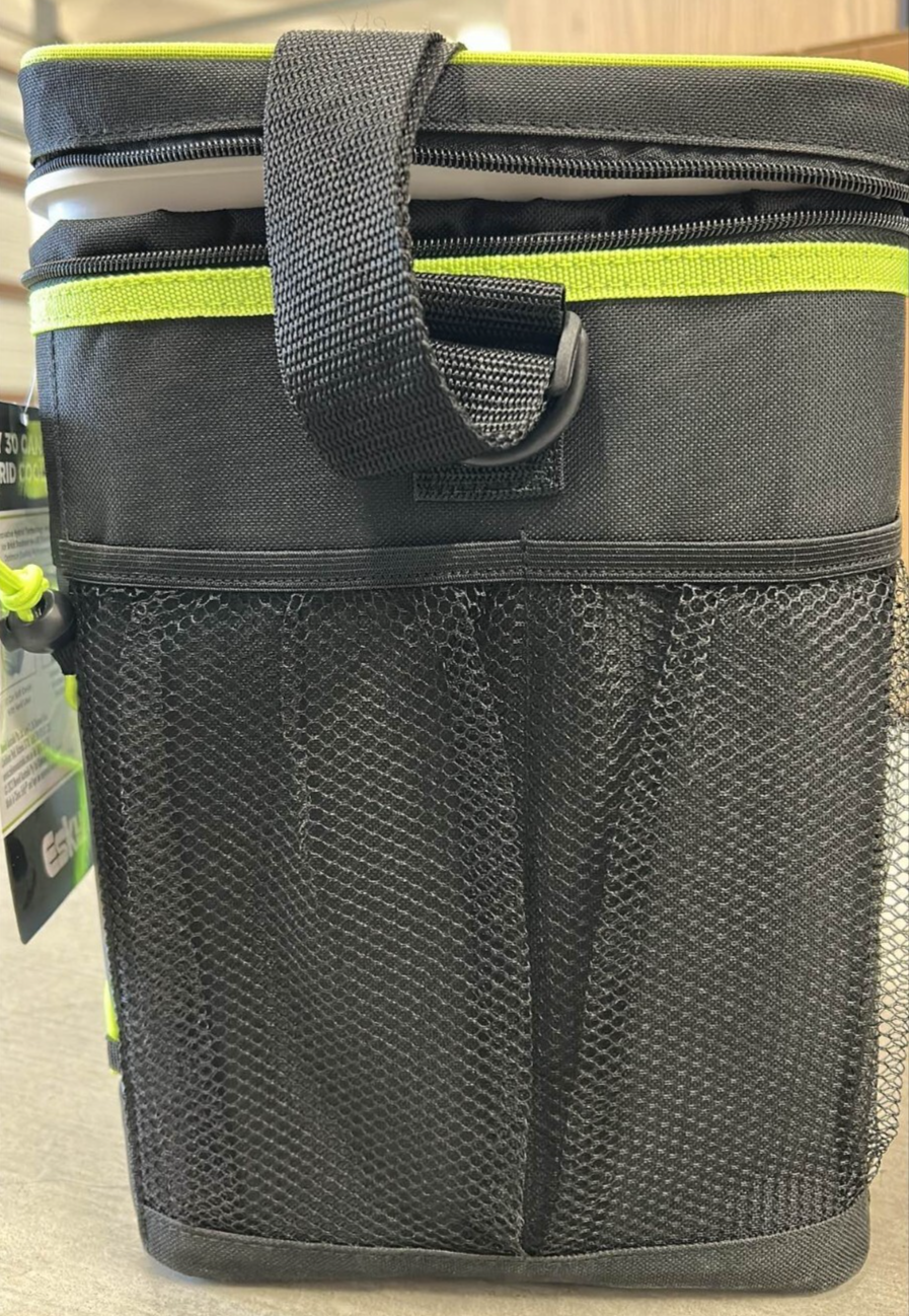 Esky Cooler Bag 30 Can Hybrid Hard Inner Insulated Lining Ice Brick Lunch Drink