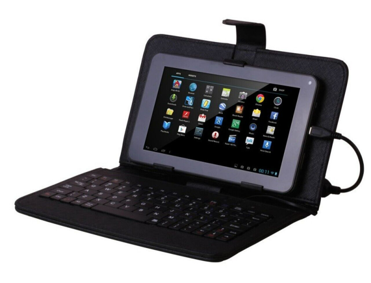 Laser Universal 7 Inch Tablet Case with Keyboard Android Protective Folio Cover