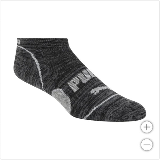 Puma Women's Repreve Athletic Sock Low Cut Sport Socks Size 9-11 BLack 12 Pairs