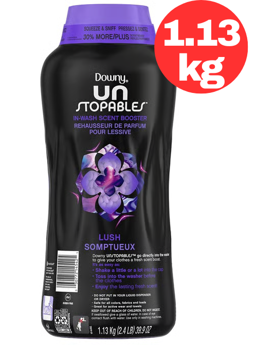 Downy Unstopables in Wash Scent Booster Lush Laundry Beads 1.13 kg