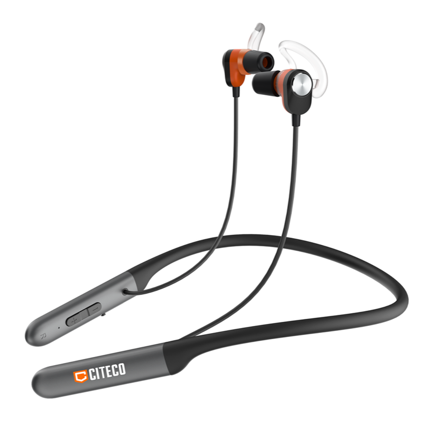 Citeco Bluetooth Earphones Noise-Isolating Neck Earbuds Wireless Phone with Mic