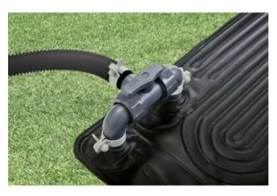 2x Intex Solar Heater Mat Above Ground Swimming Pool Filter Pump Warmer 120cm