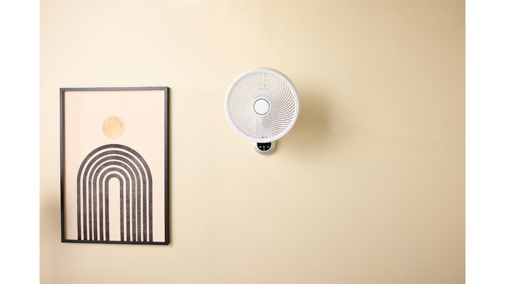 Goldair 40cm Wall Fan with Remote Control WiFi Smart Home Timer 3 Speed White
