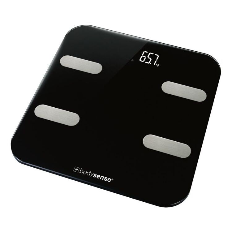 Bodysense Digital Bathroom Scale 180kg Body Fat Weighing Analysis Wireless App