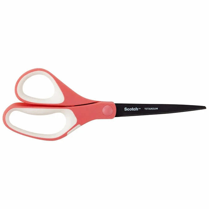 Scotch Precision 8" Scissor Ultra Edge Sharp Smooth Handle Cutting Tailor 3 Pack