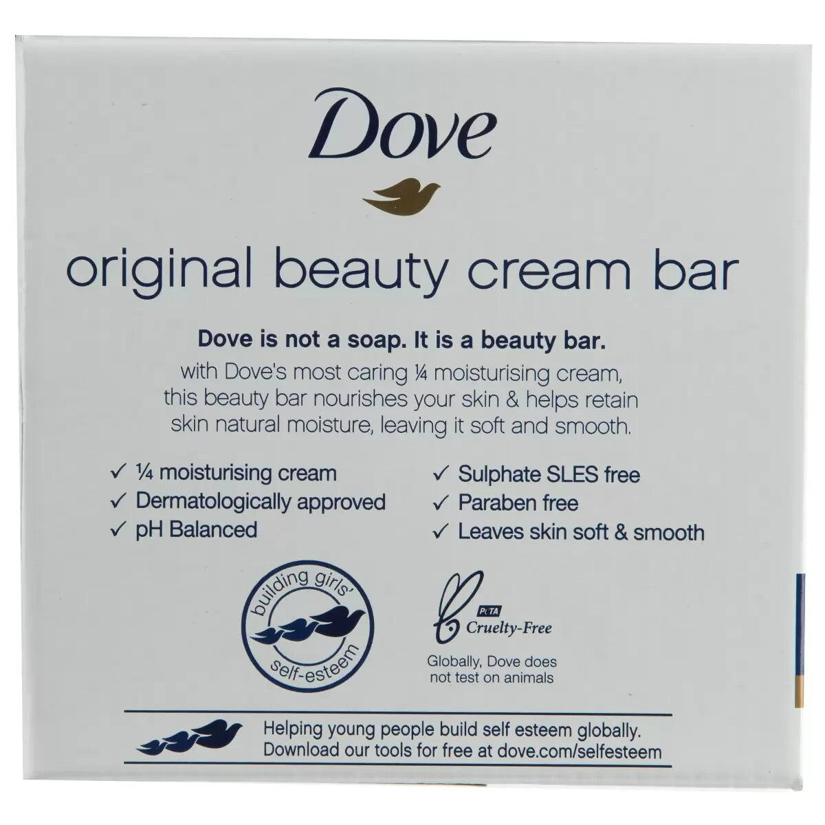 16 x  Dove Soap Beauty Cream Bar Original Bath Body Moisturising Soaps Bulk 135g