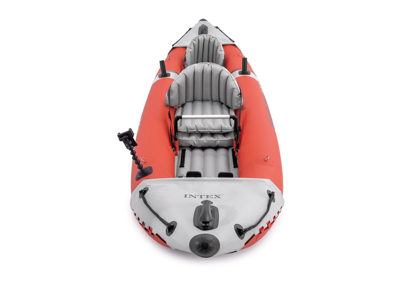 Intex Excursion Pro K2 Inflatable Kayak Canoe River Lake Boat Water Sport Oars