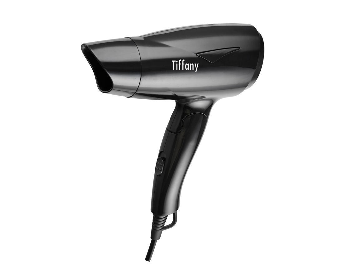 Tiffany Hair Dryer Foldable Handle Blow Dry Travel Mini Compact 1200W 2 Speed