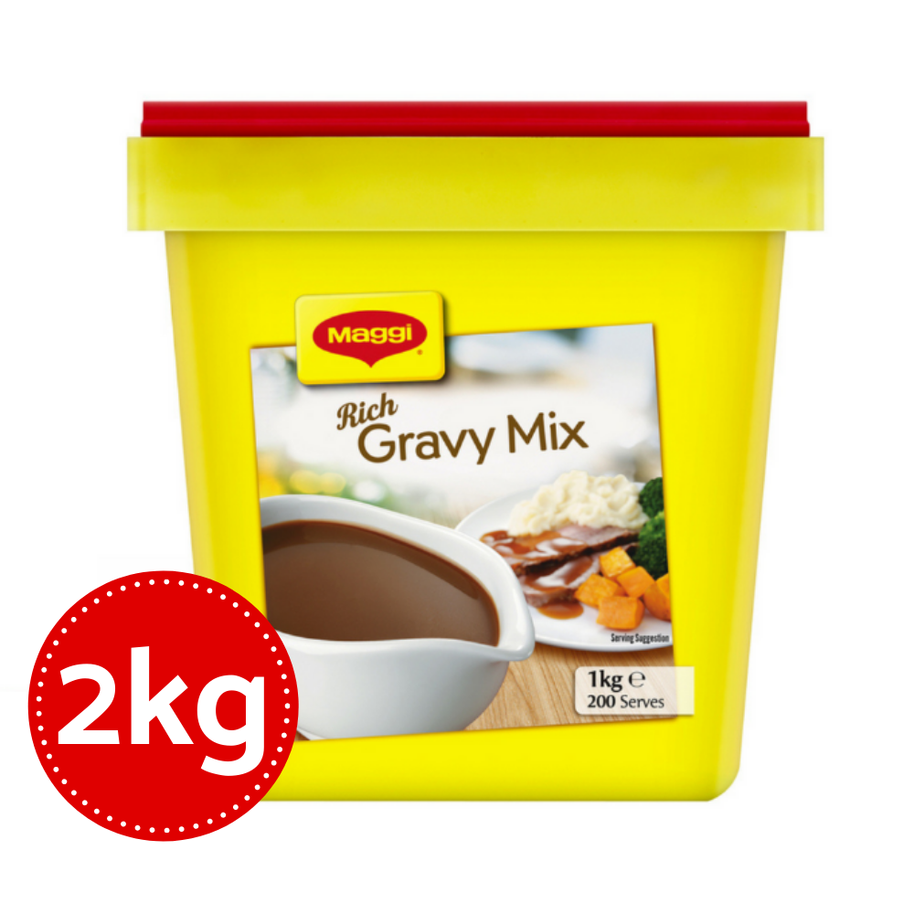 Maggi Rich Gravy Mix Classic Long Expiry Date 2Kg (2x 1kg)
