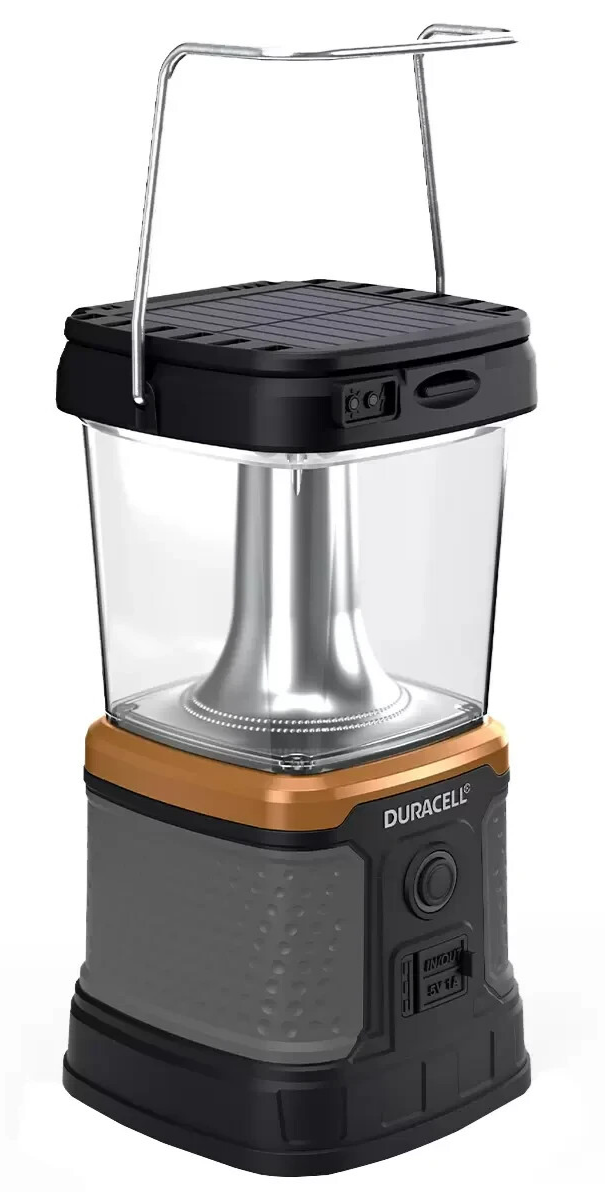 Duracell 3000 Lumen Rechargeable Lantern Camping Hiking Light Battery Solar USB