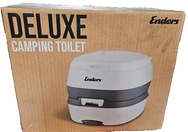 Enders Deluxe Camping Toilet Portable Seat Mobile WC Caravan Cmping 17L Waste