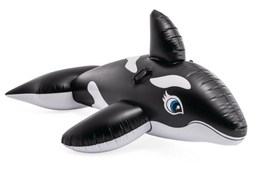 Intex Inflatable Floating Whale Ride On Swimming Pool Giant Toy Kids 3y+