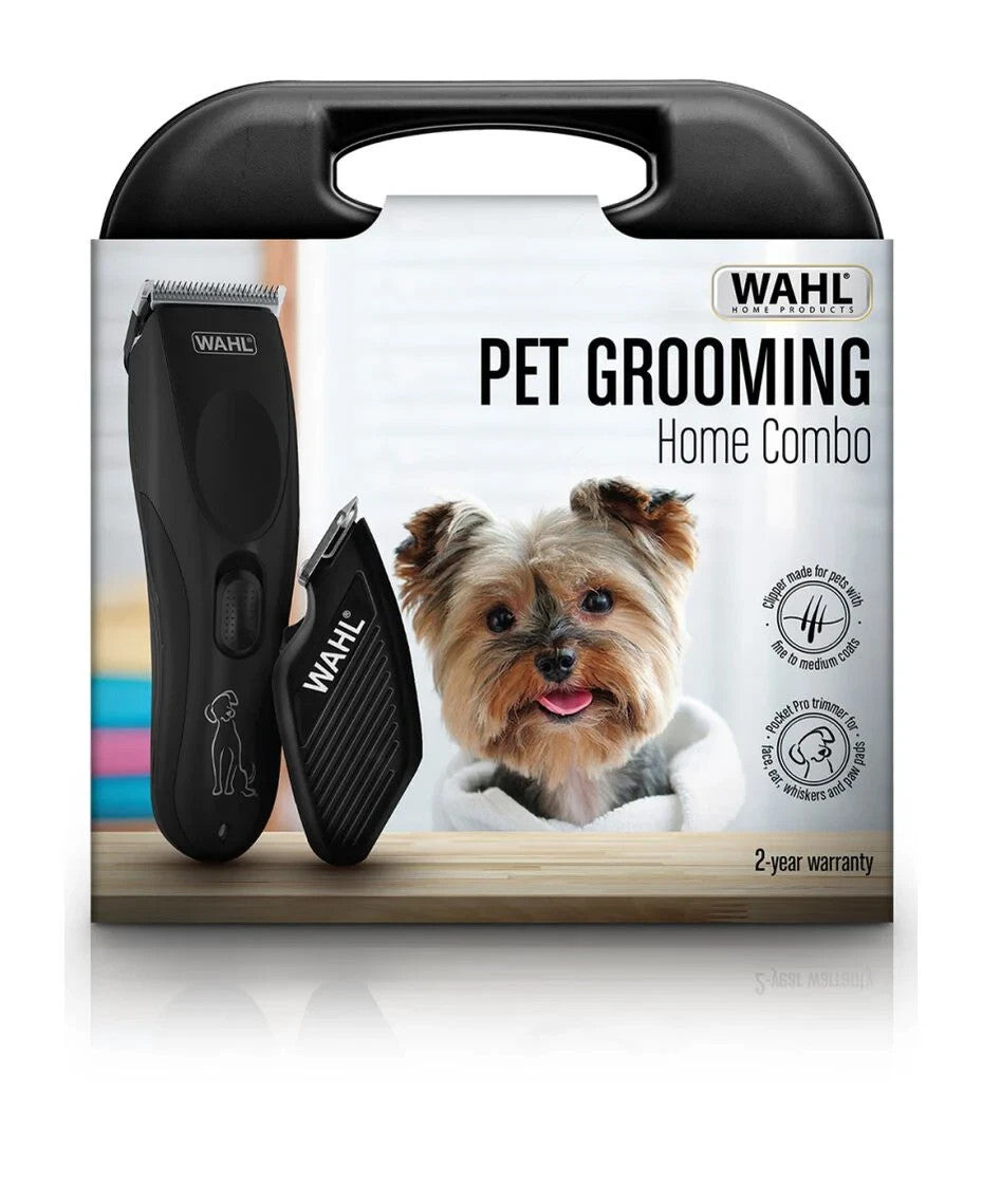 Wahl Groom Pet Pro Clipper Cordless Grooming Dog Cat Trimmer Combo Kit Set