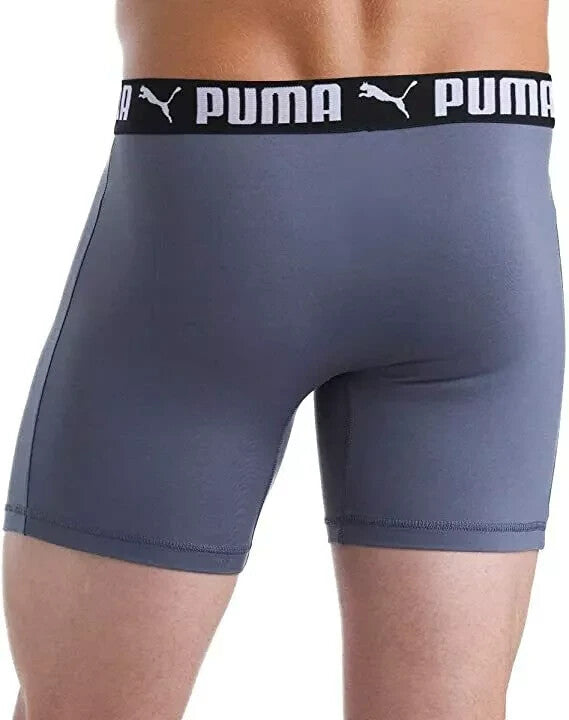 Puma Mens Boxer Brief Sport Luxe Performance Athletic Underwear XL 5 Pack
