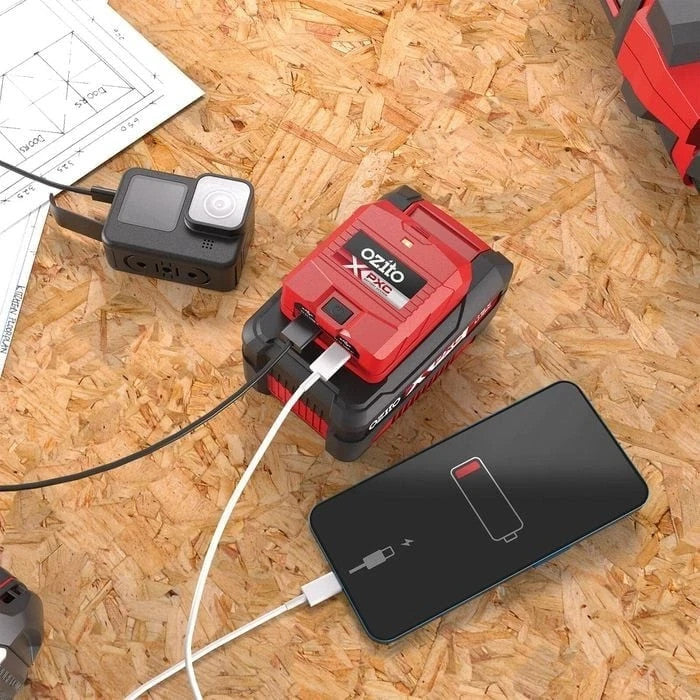 Ozito PXC 18V 9 Piece Set Cordless Ulitimate Tool Kit with Charger P9K-250P