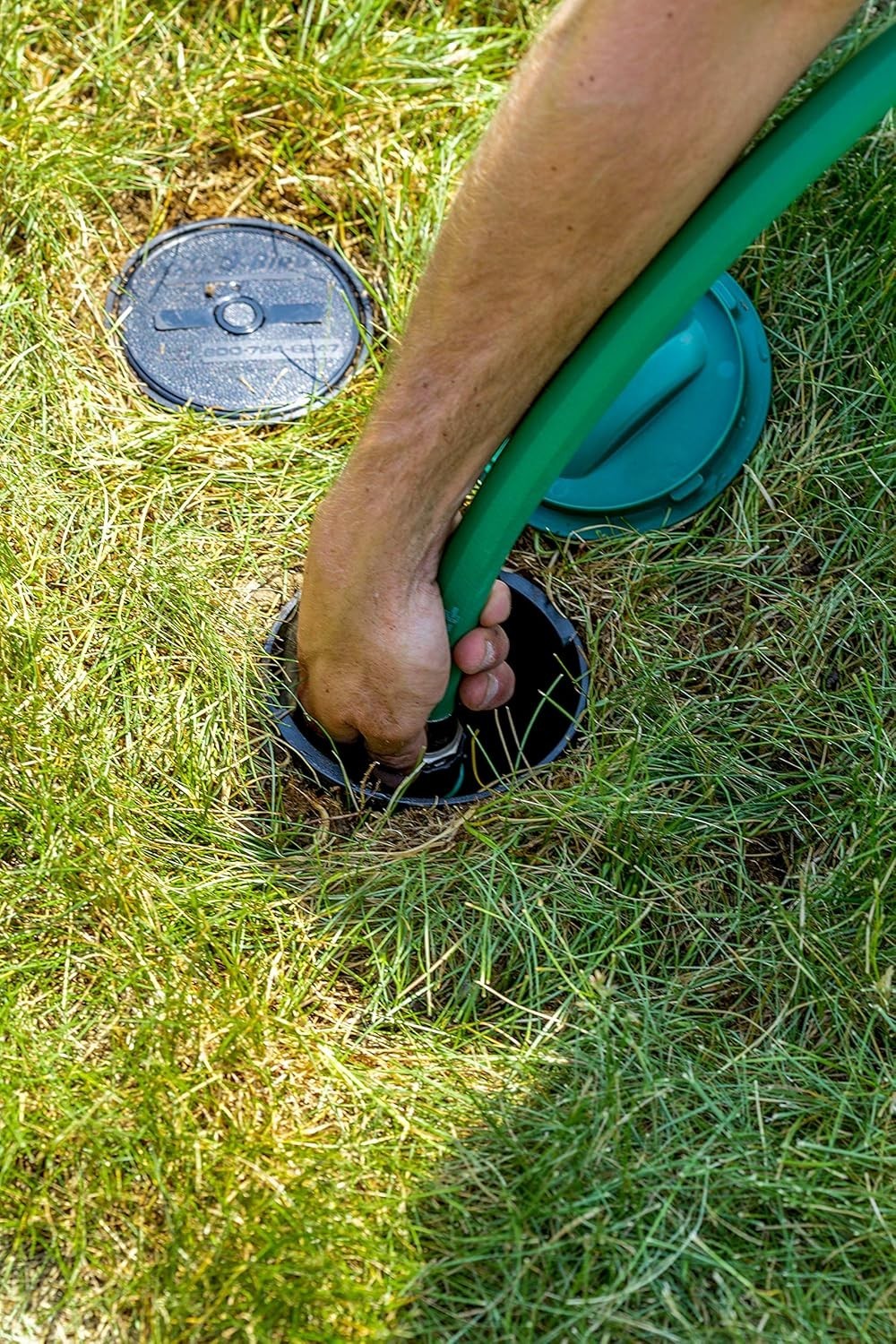 Rainbird In-Ground Impact Sprinkler with Hose Connect Pop Up Garden Irrigation