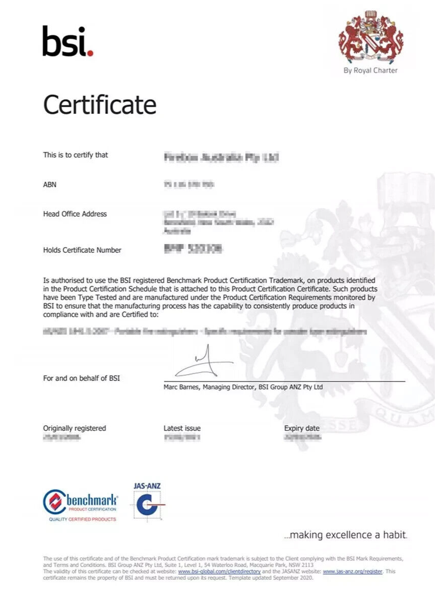 2x Ready 2 Fire Extinguisher 1kg ABE Dry Powder Car Boat Home Caravan Pro