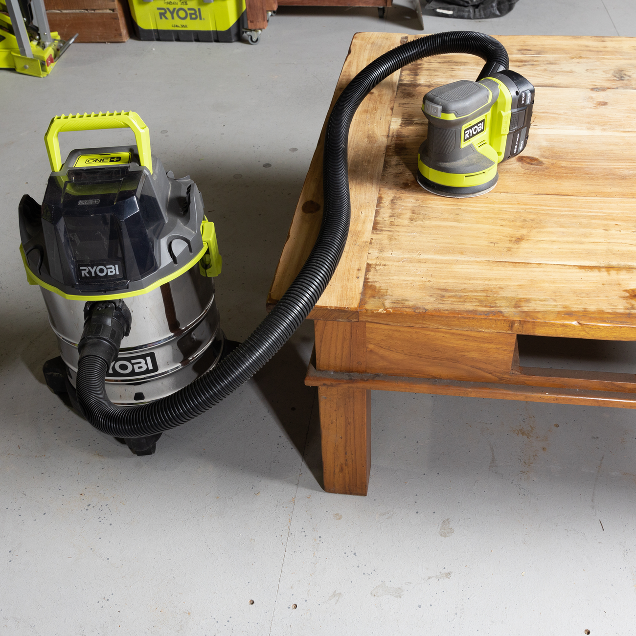 Ryobi ONE+ Random Orbital Sander 18V DIY Woodwork Sanding Polisher  - Tool Only