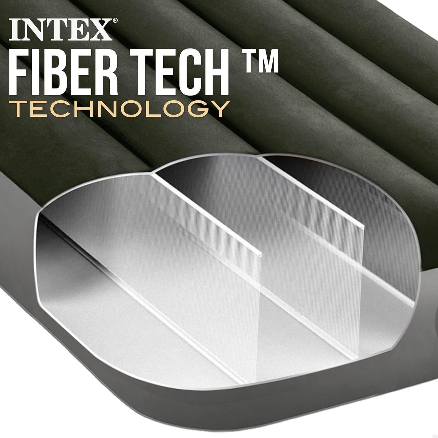 Intex JR Single Airbed DuraBeam Downy 76cm Inflatable Mattress Travel Camping