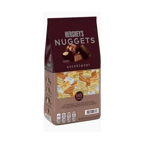 Hershey's Nuggets Assortment Milk Chocolate Creamy Candy Party 1.47kg 145pcs