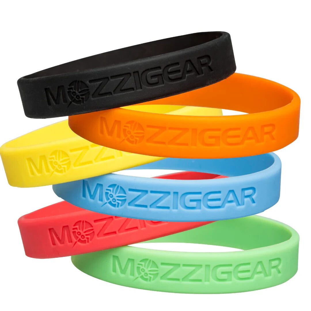 Mozzigear Mosquito Repellent Wrist Band Camping Hiking Insect Repelller 6 Pack