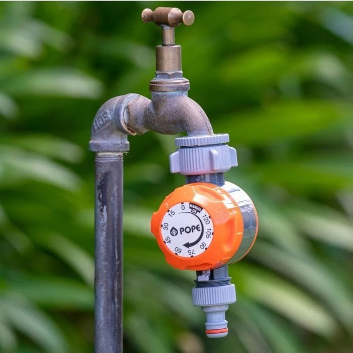 Pope 2 Hour Tap Timer Water Sprinkler Filler Standard Hose Lawn Garden