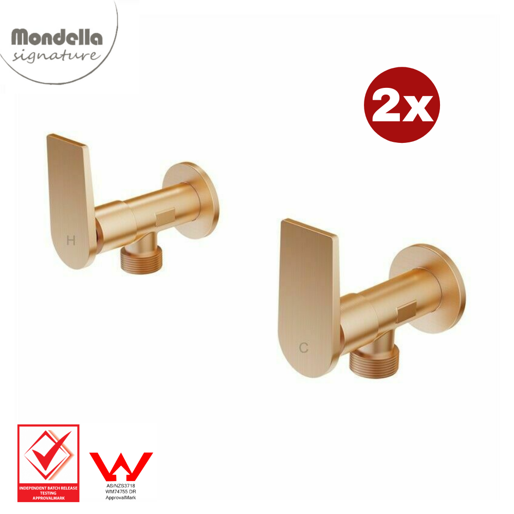2 x Mondella Signature Washing Machine Tap Set Laundry Taps Faucet WELS
