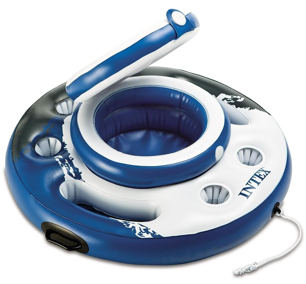 Intex Inflatable Floating Cooler Mega Chill Pool Drink Holder Beer Esky Float