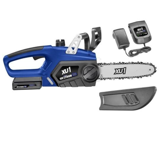 XU1 Cordless Chainsaw 10" Kit Bar Chain 1.5Ah  Battery Charger Trimming Set 18V