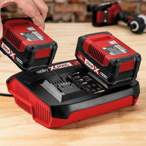 Ozito 4.0Ah Li-Ion Battery & Multi Fast Charger Pack PXC Range Garden Tools 18V
