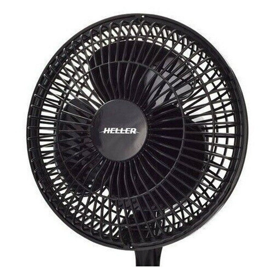 Heller 15cm Clip Fan Desk Personal Tilt Portable Air Cooling Cooler Black
