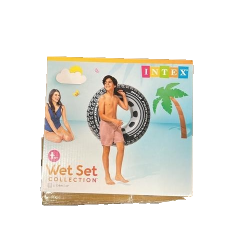 Intex Inflatable Ride-On Float Monster Truck Tyre Tube Pool Floating Kids Toy